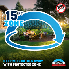 Thermacell close-up of unscented repellent mat indicating easy replacement benefit