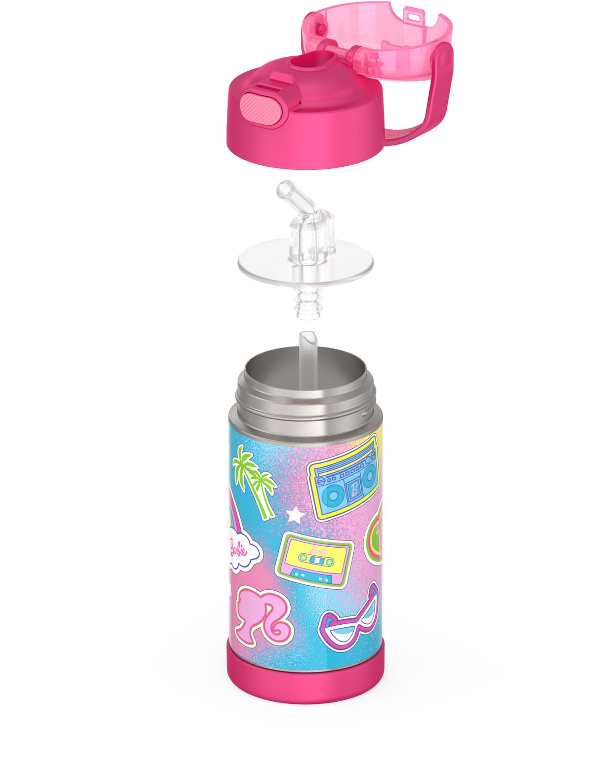 THERMOS FUNtainer primer plano del acero 18/8, construcción durable y sin condensación