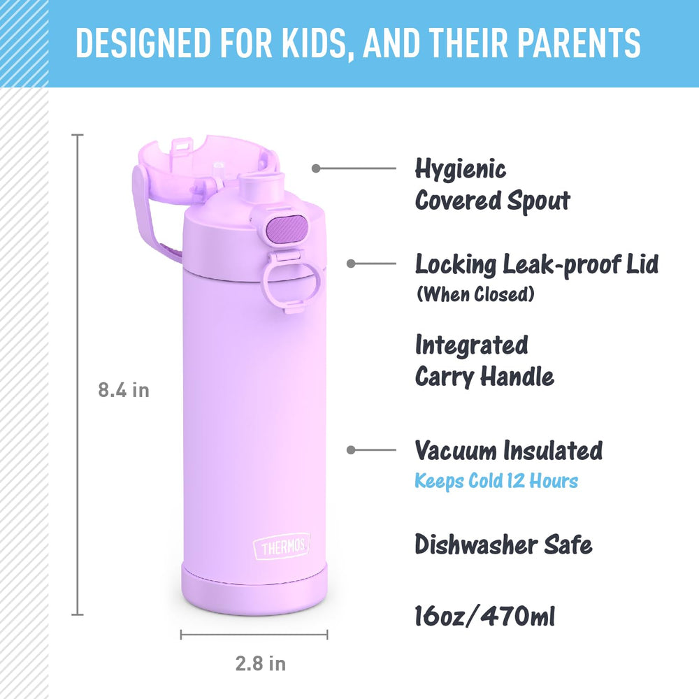 THERMOS FUNtainer boquilla con tapa que protege higiene y facilita sorbos