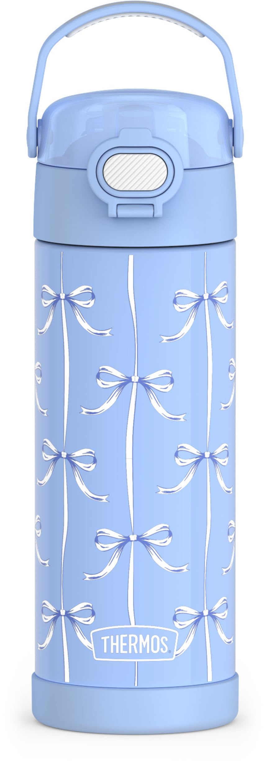 THERMOS FUNtainer vista frontal Blue Bows, diseño llamativo y práctico