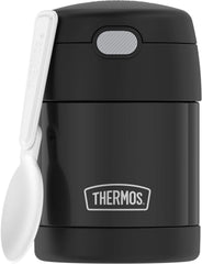 THERMOS FUNtainer vista frontal del tarro mostrando diseño compacto y beneficios de llenado