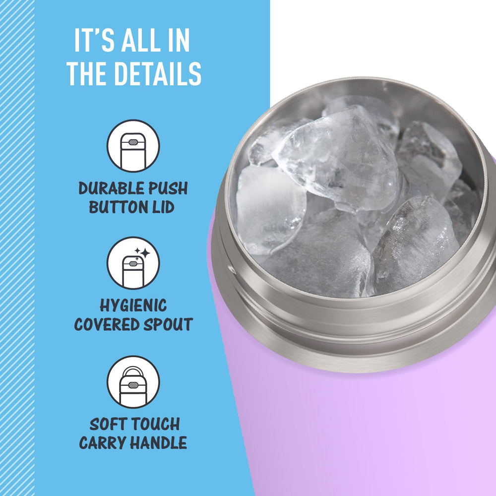 THERMOS FUNtainer exterior sin sudor que mantiene manos secas y firmeza