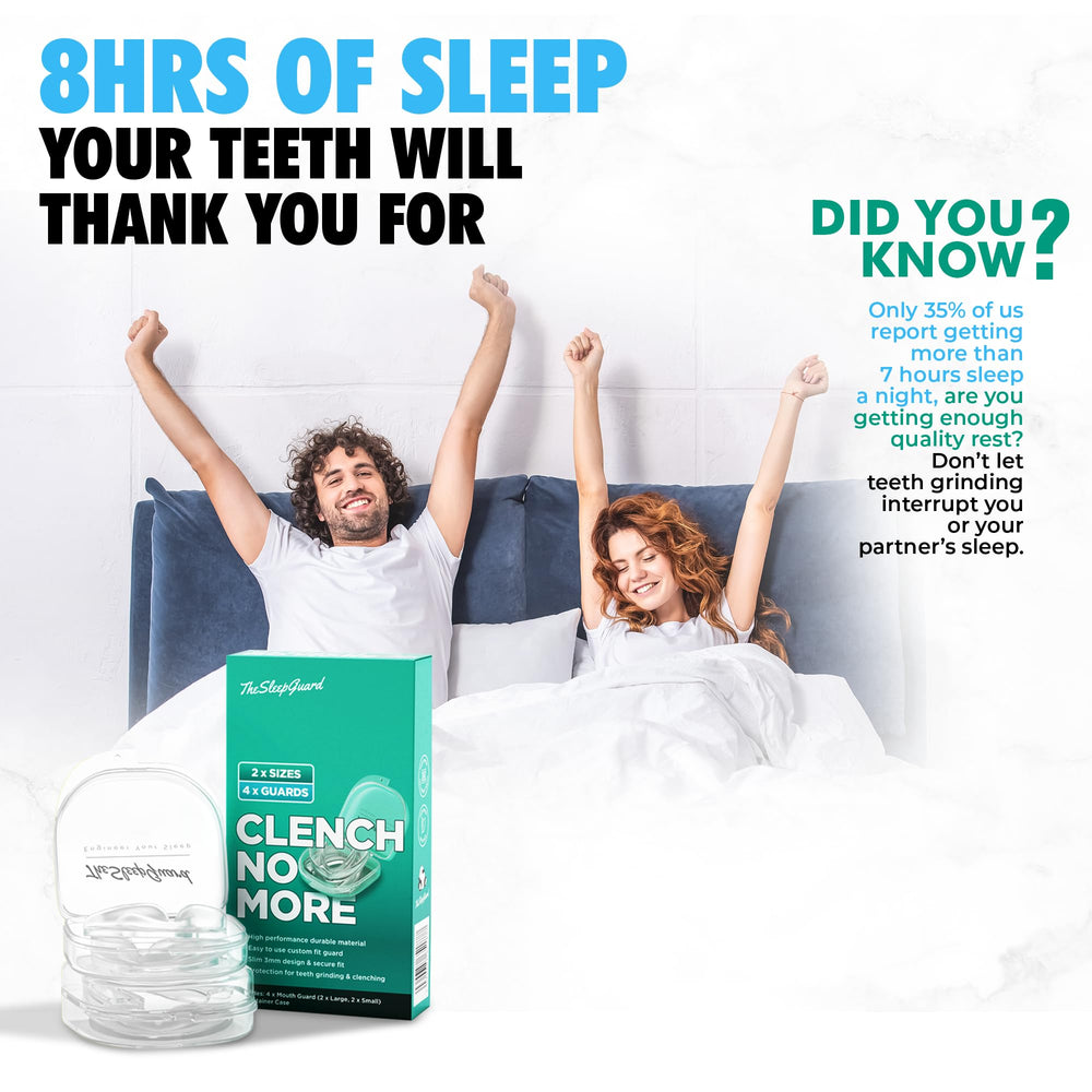 TheSleepGuard comparación de tamaño pequeña y grande para diferentes bocas