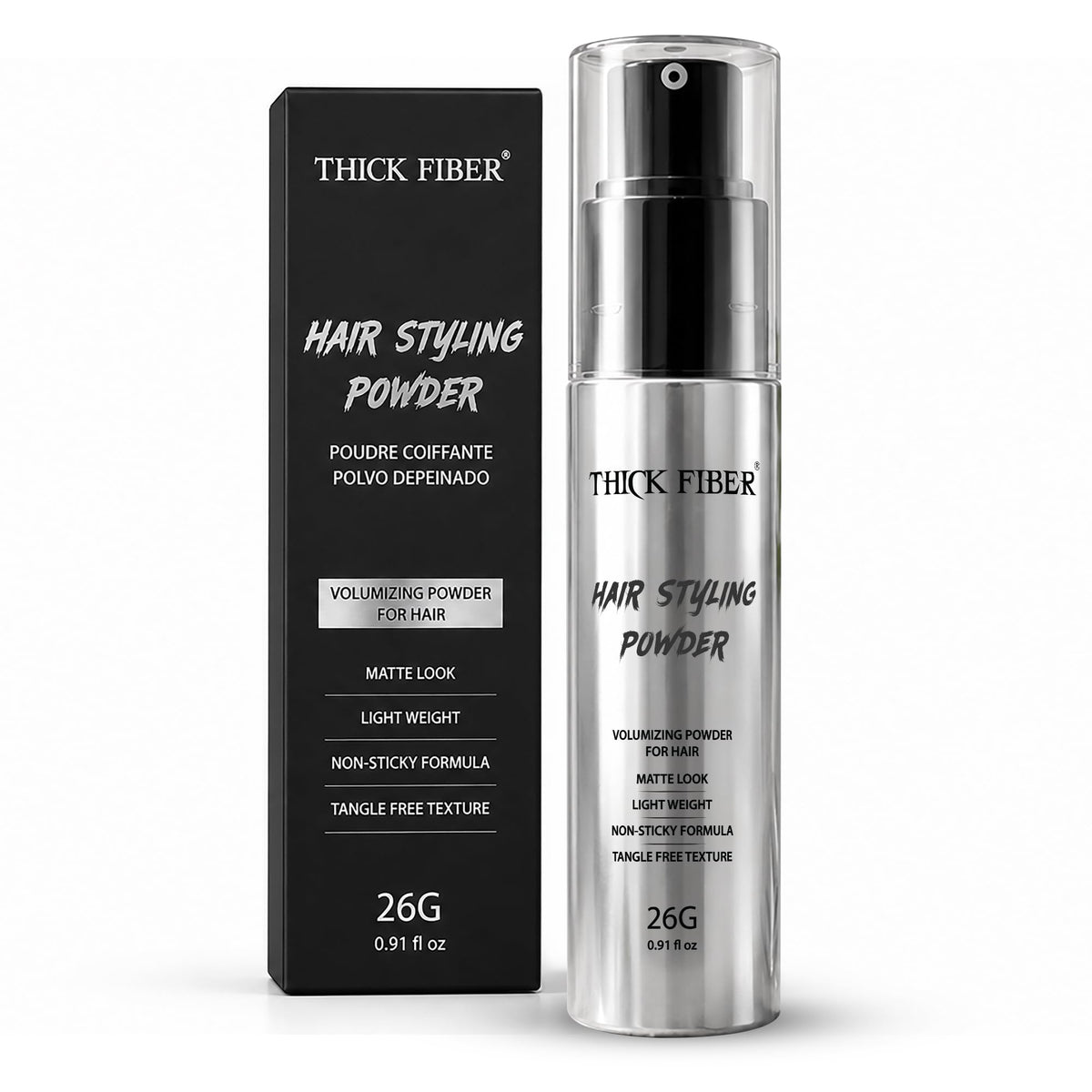 Thick Fiber envase frontal compacto para control de volumen y aplicación limpia