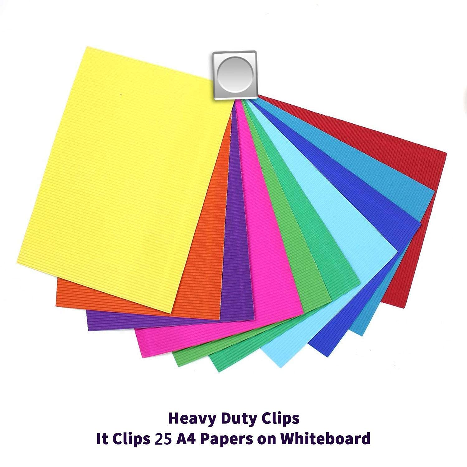 Thimmamma clip sujetando calendario en pizarra metálica para organización
