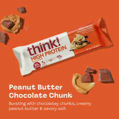 think! textura con trozos de chocolate visible, aporta crujiente y sabor