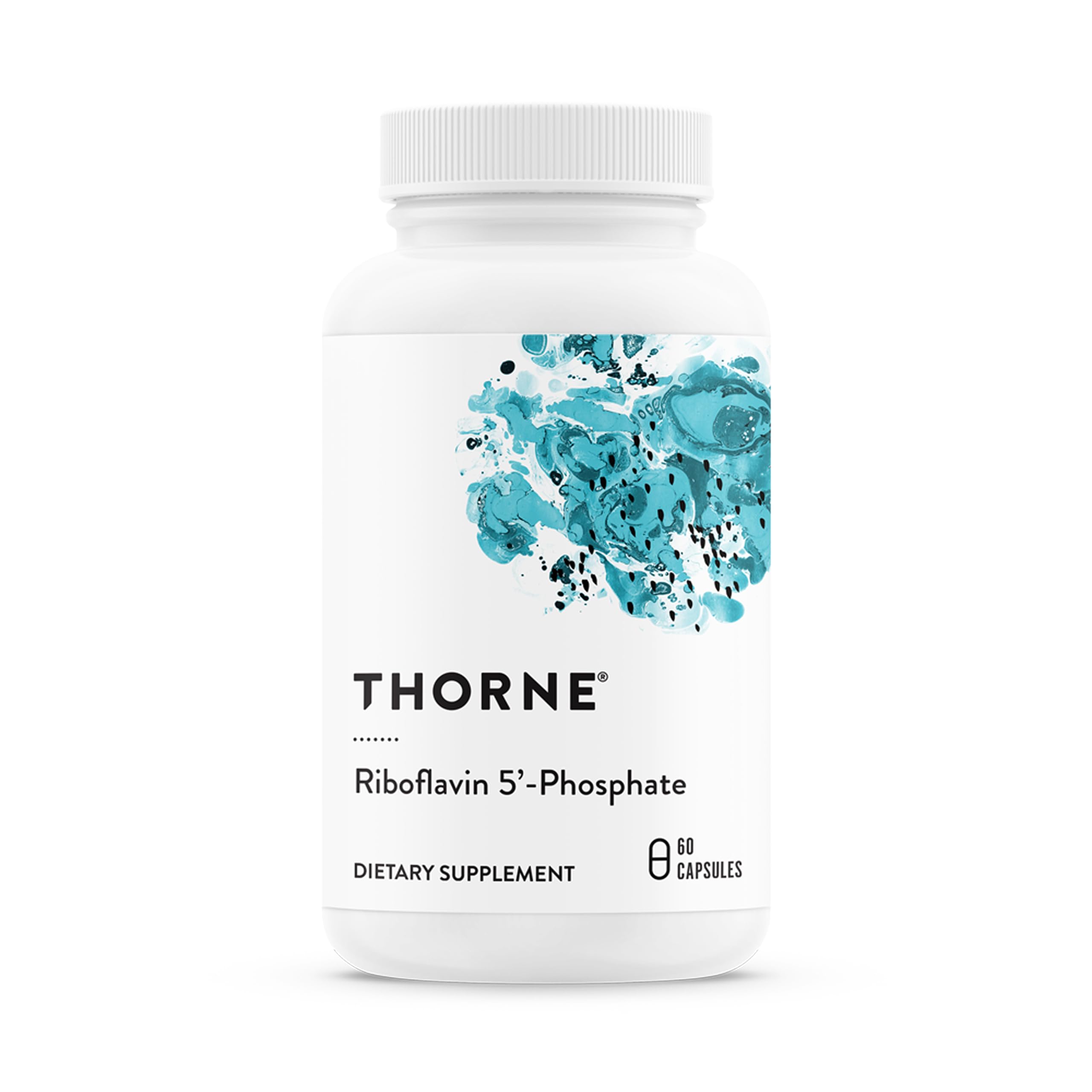 THORNE envase frontal mostrando 60 cápsulas y marca confiable