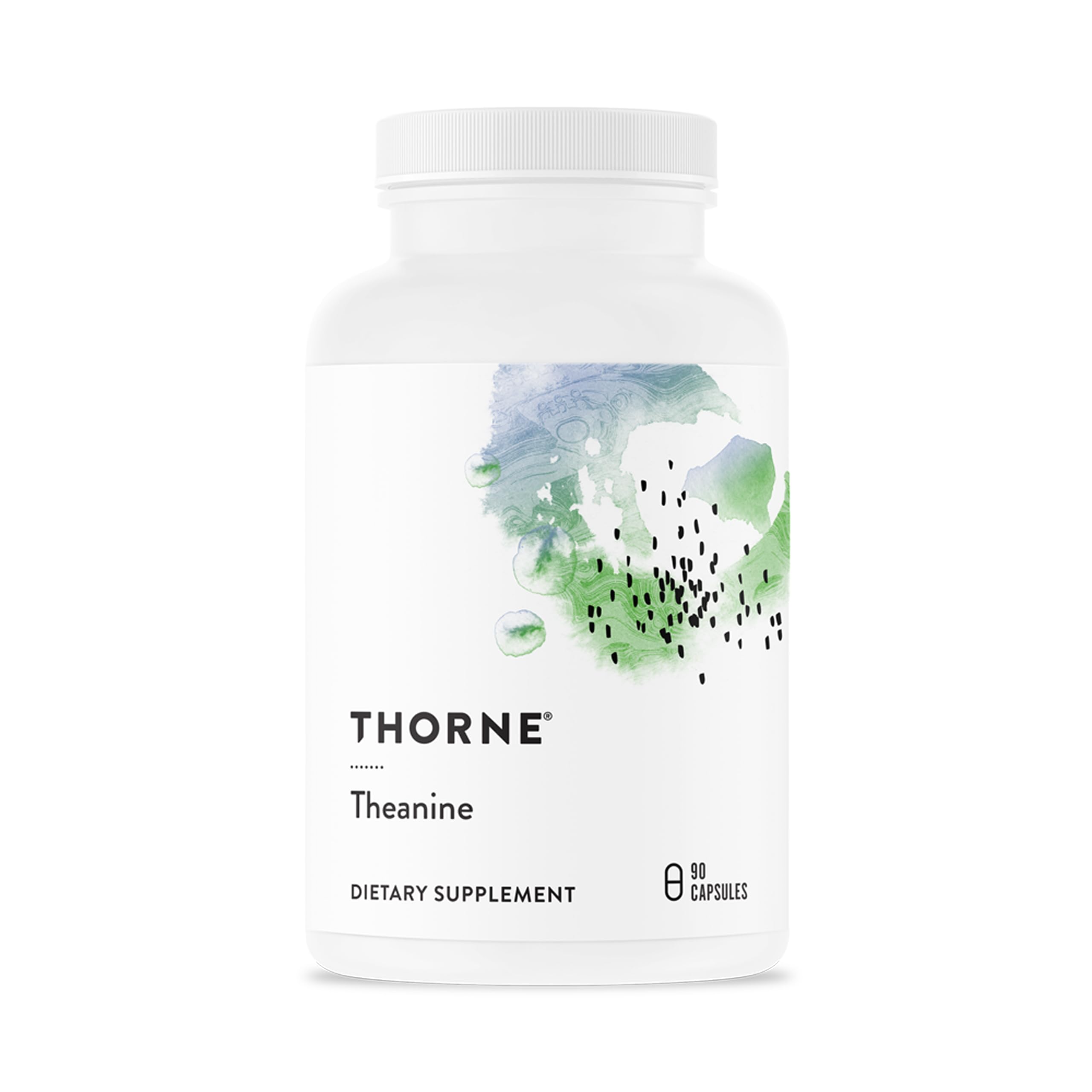 THORNE envase frontal mostrando el producto y diseño claro que transmite confianza