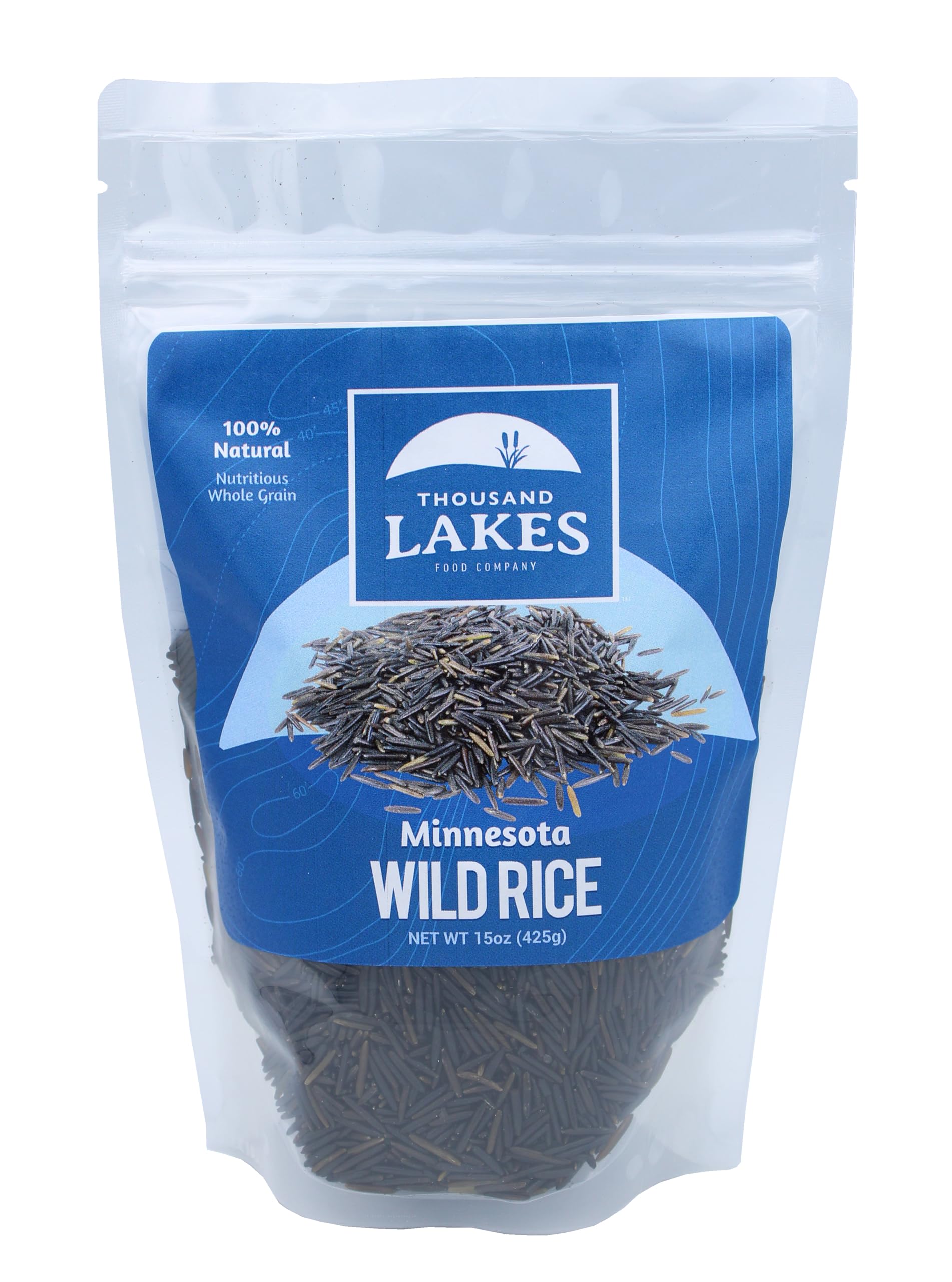 Thousand Lakes detalle de grano con cáscara negra y textura nutritiva