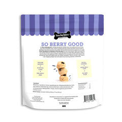 Three Dog Bakery textura de un bocado cerca, suavidad visible para masticación cómoda