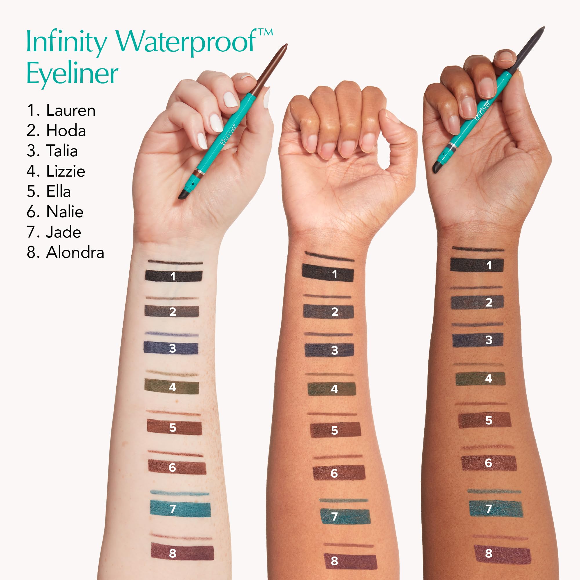 Thrive Causemetics punta biselada que facilita difuminar y crear smoky