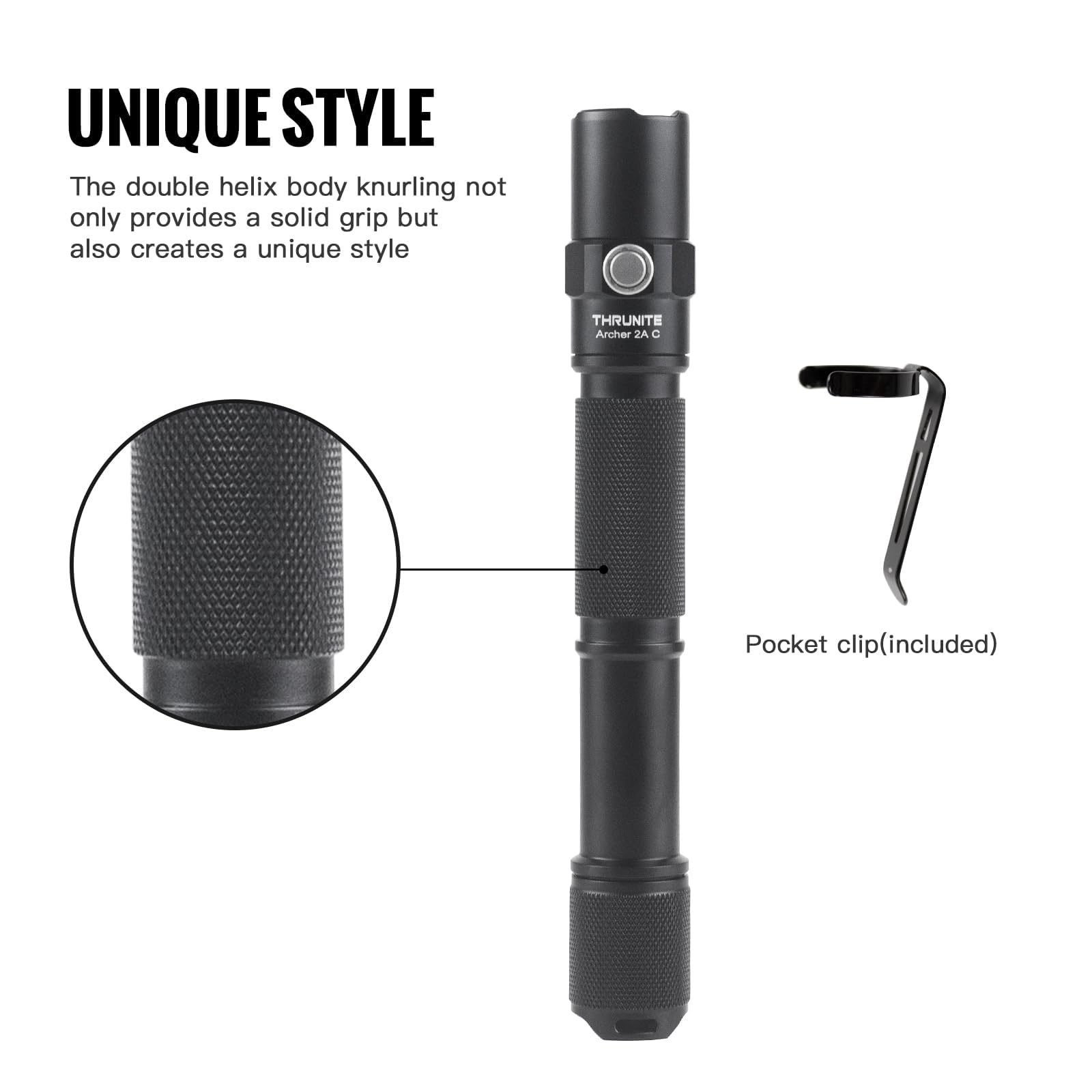 ThruNite Archer 2A C en campamento iluminando área, ideal para exteriores