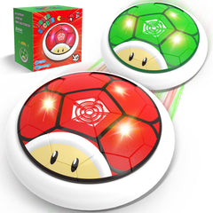 Thusine vista frontal del balón hover en su empaque, muestra diseño y LEDs