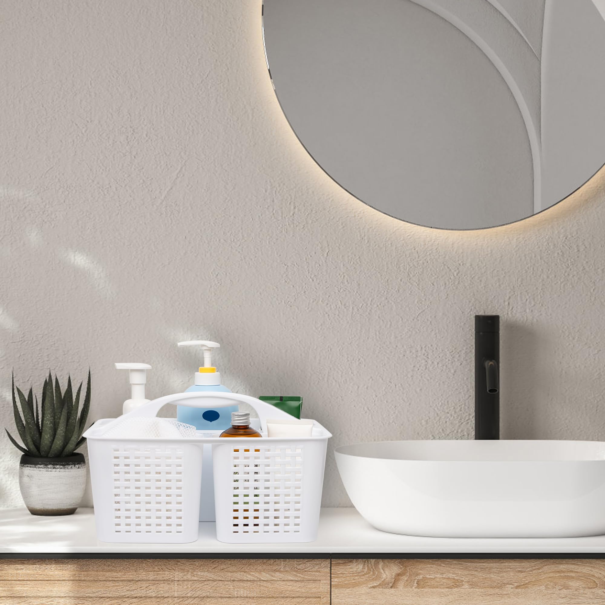 Tiawudi caddy colocado en un baño moderno mostrando su integración estética