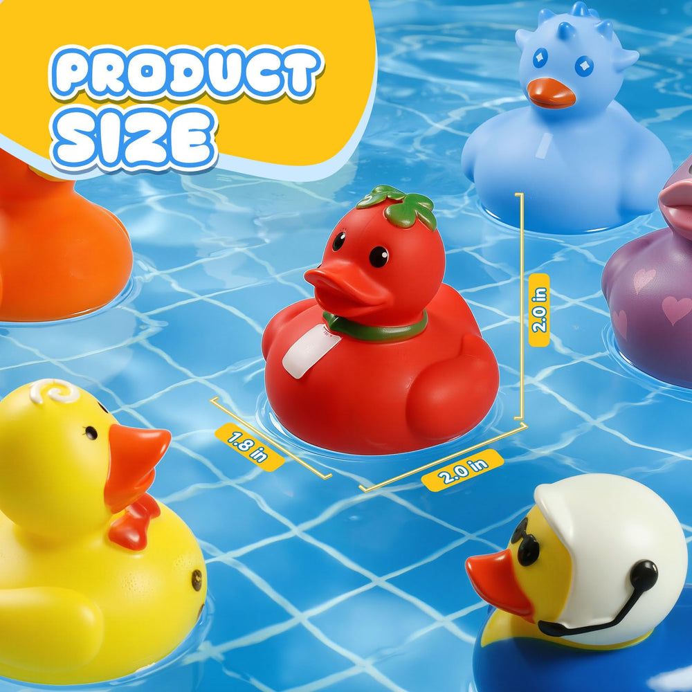 Tiaxidex patitos flotando en baño divertidos y resistentes al agua