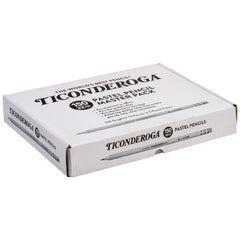 Ticonderoga primer plano del borrador y férula, borrado limpio