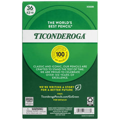 Ticonderoga primer plano del núcleo de grafito mostrando trazo suave