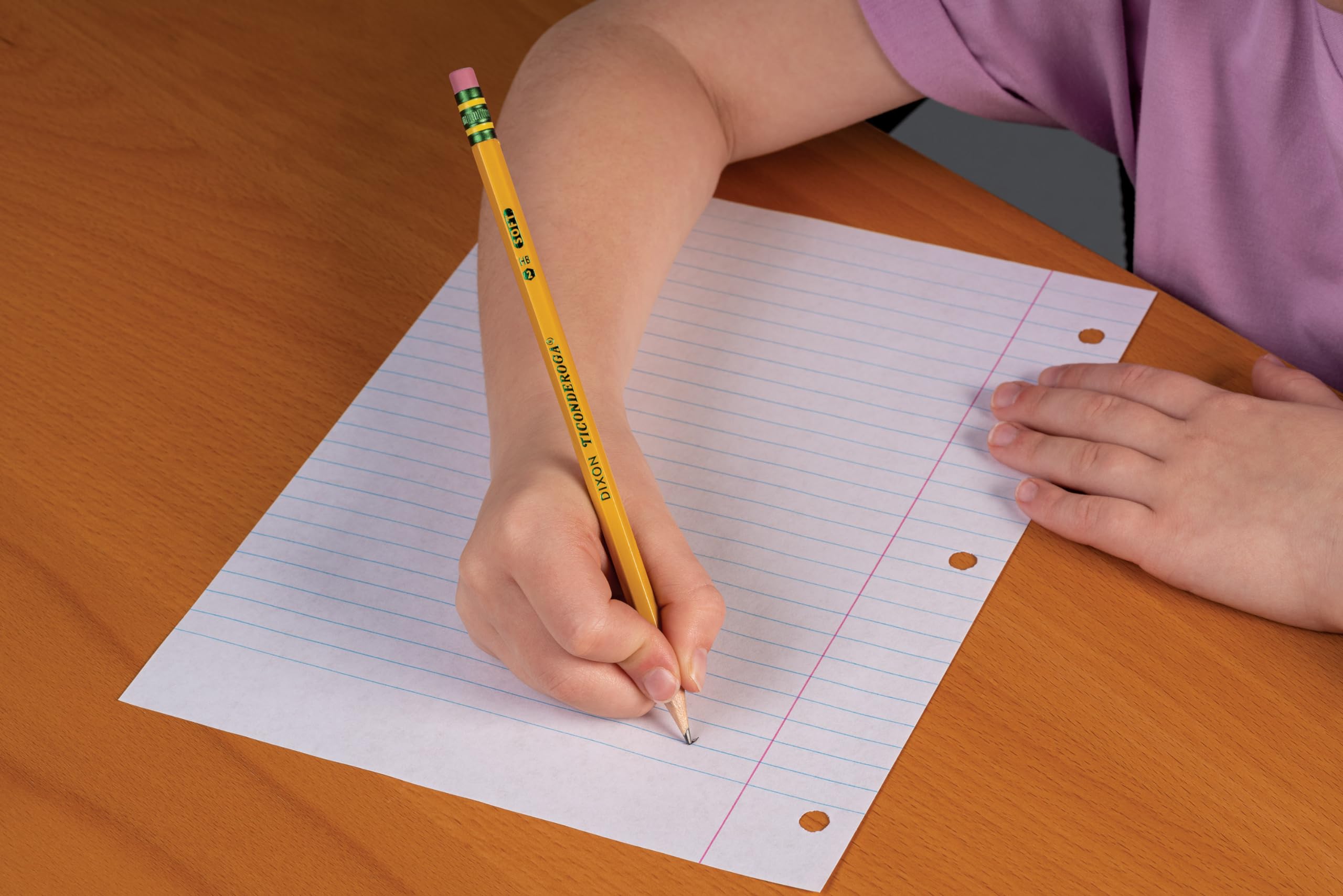 Ticonderoga comparación de tamaño y cantidad ideal para aulas