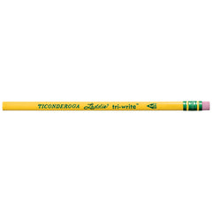 Ticonderoga detalle de madera para afilado suave y duradero