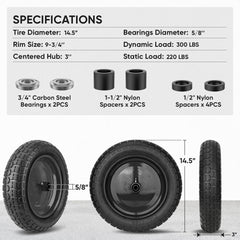 TICONN adapter kit with bearings and spacers for easy fitting and alignment