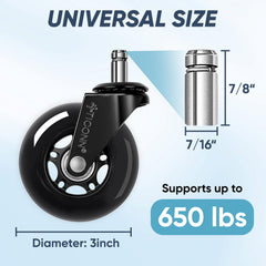TICONN vista lateral del soporte metálico resistente con capacidad de carga