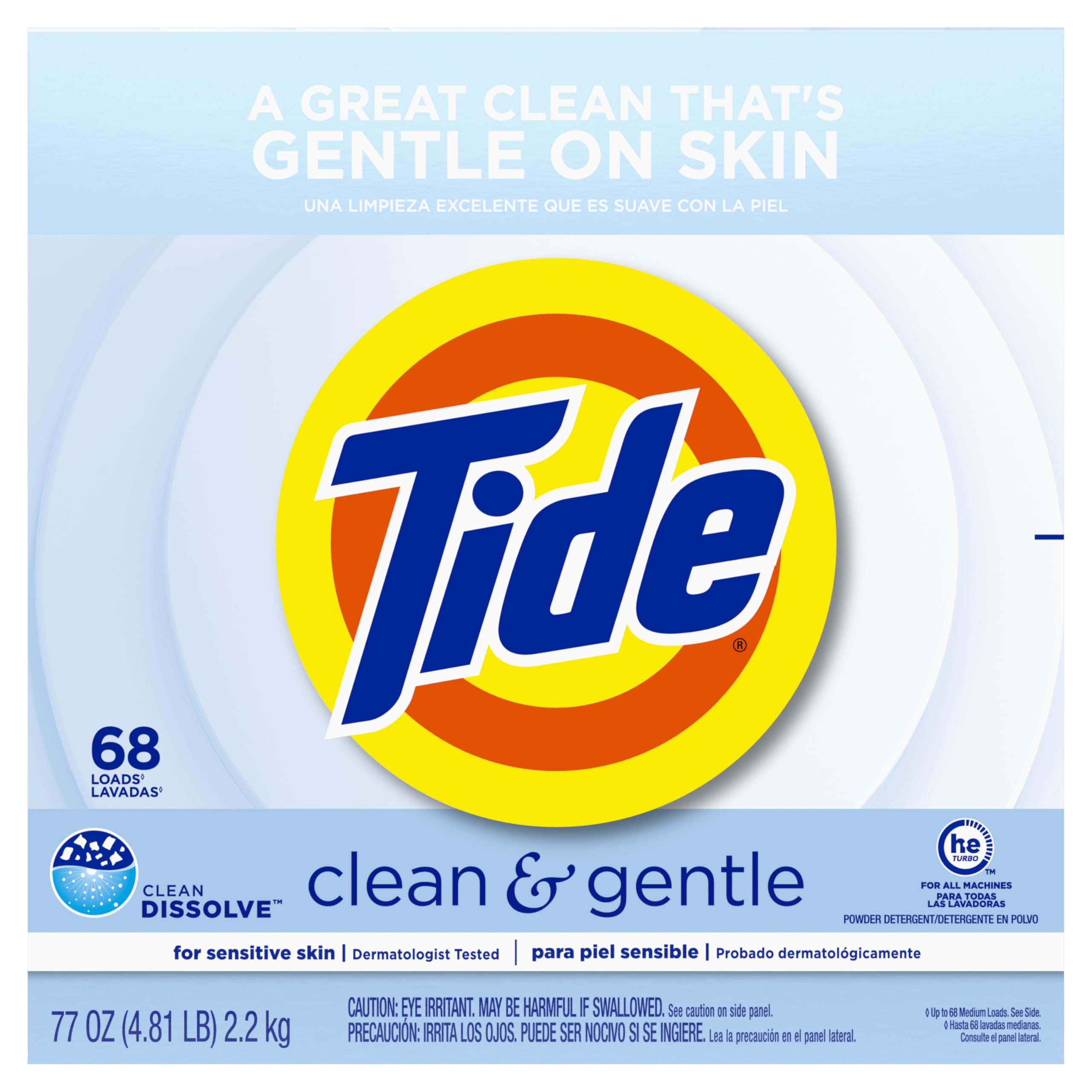 Detalle de las instrucciones de uso de Tide para dosificación segura