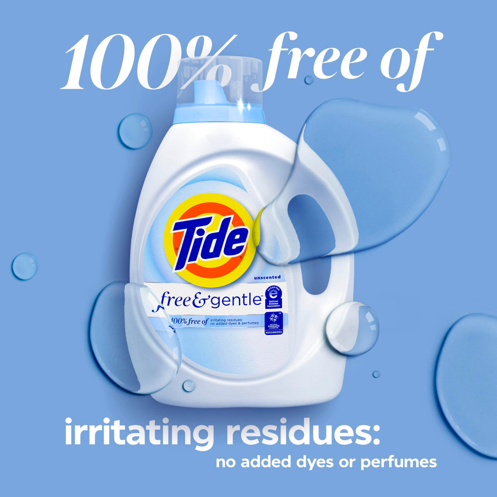 Tide ropa de bebé recién lavada, cuidado suave para pieles sensibles