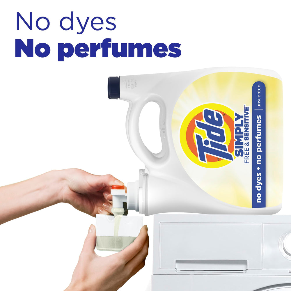 Tide gota de líquido concentrado, fórmula potente y suave