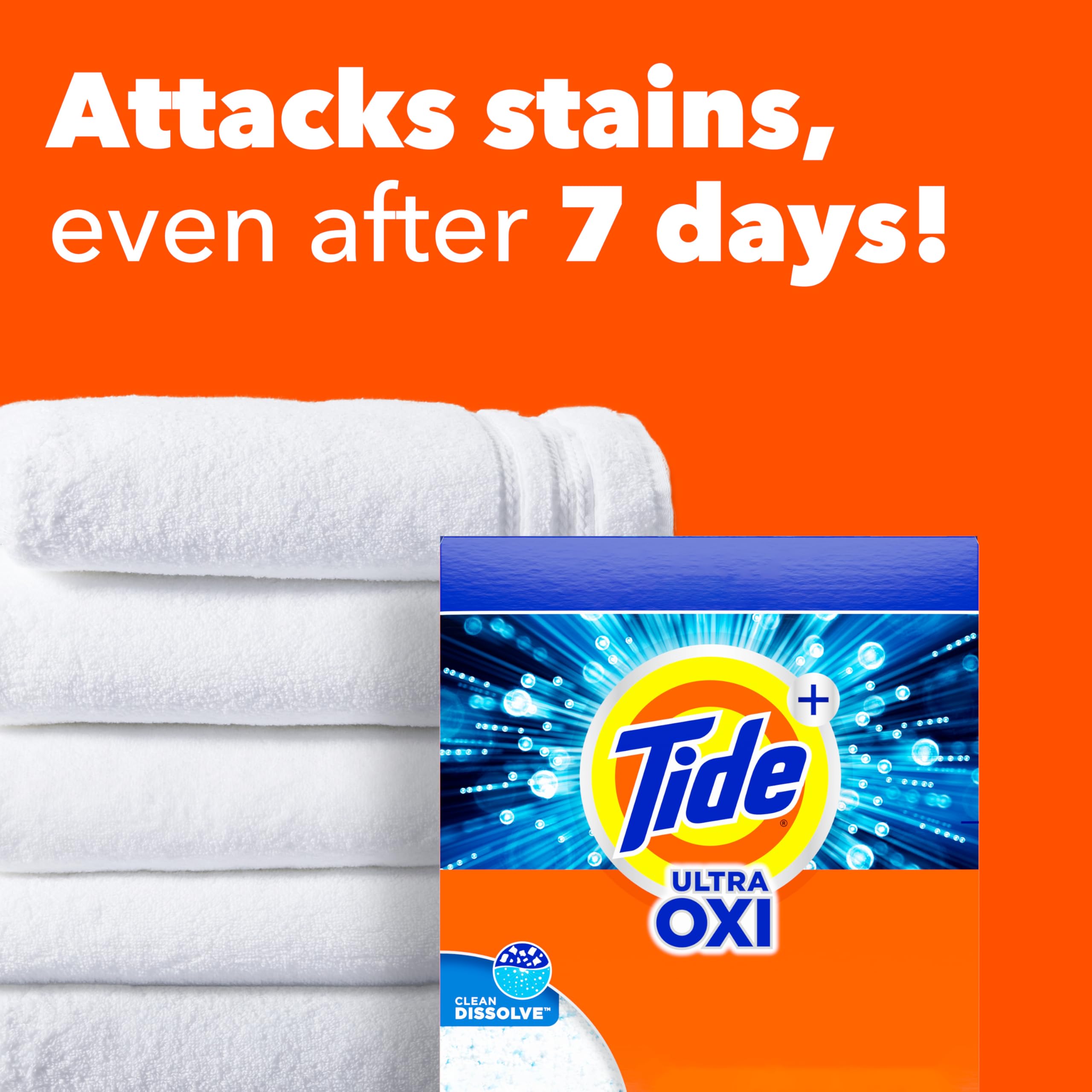 Tide Ultra OXI Powder taza medidora para dosificar y evitar residuos