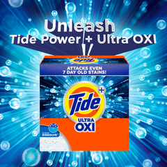Tide Ultra OXI Powder textura del polvo que facilita disolución rápida