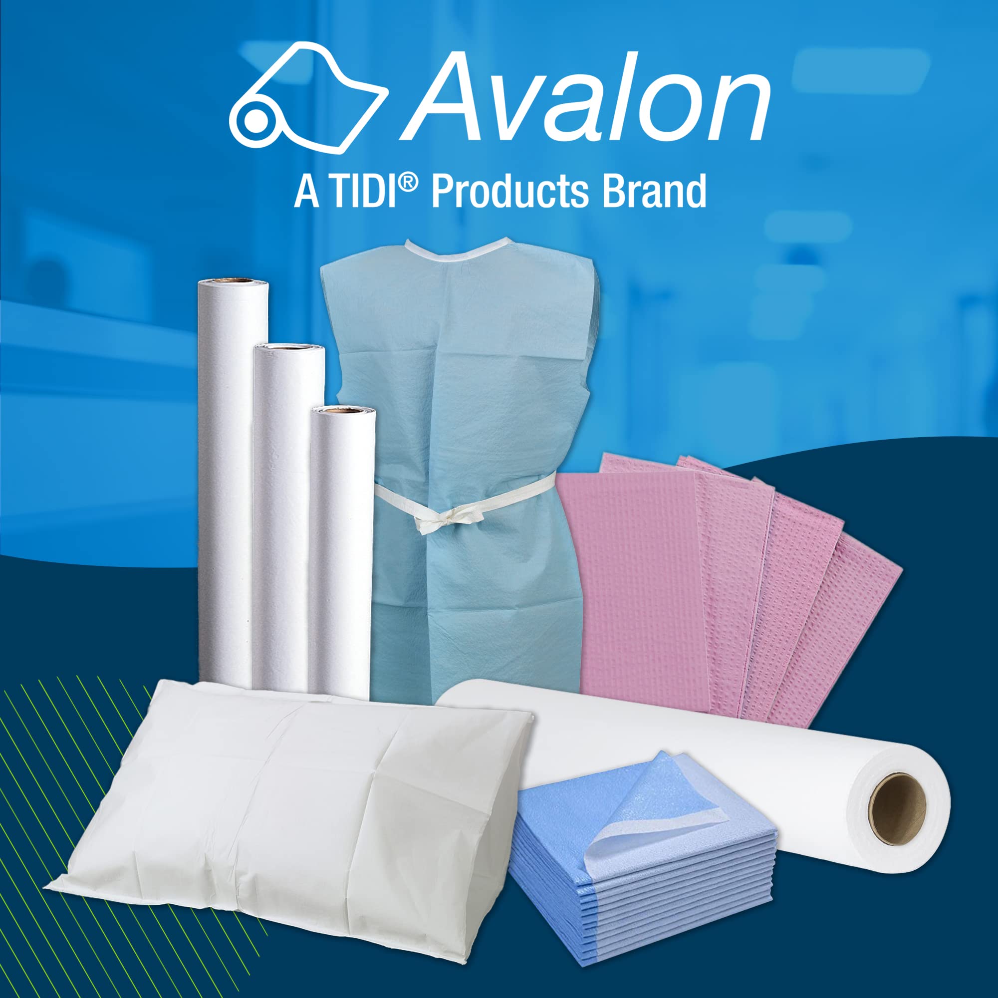 TIDI Avalon en ambiente de clínica demostrando uso profesional y orden