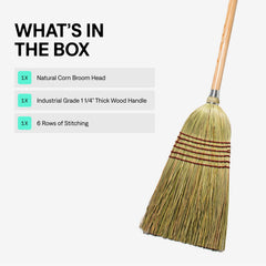 Tidy Tools detalle de las seis filas de costura que refuerzan la durabilidad del cabezal
