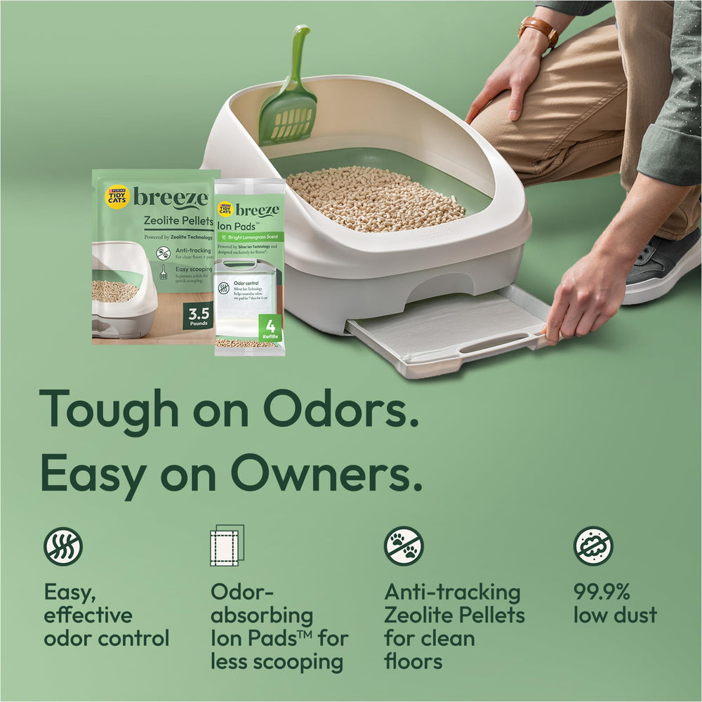 Purina Tidy Cats varios paquetes apilados listos para reemplazo rápido