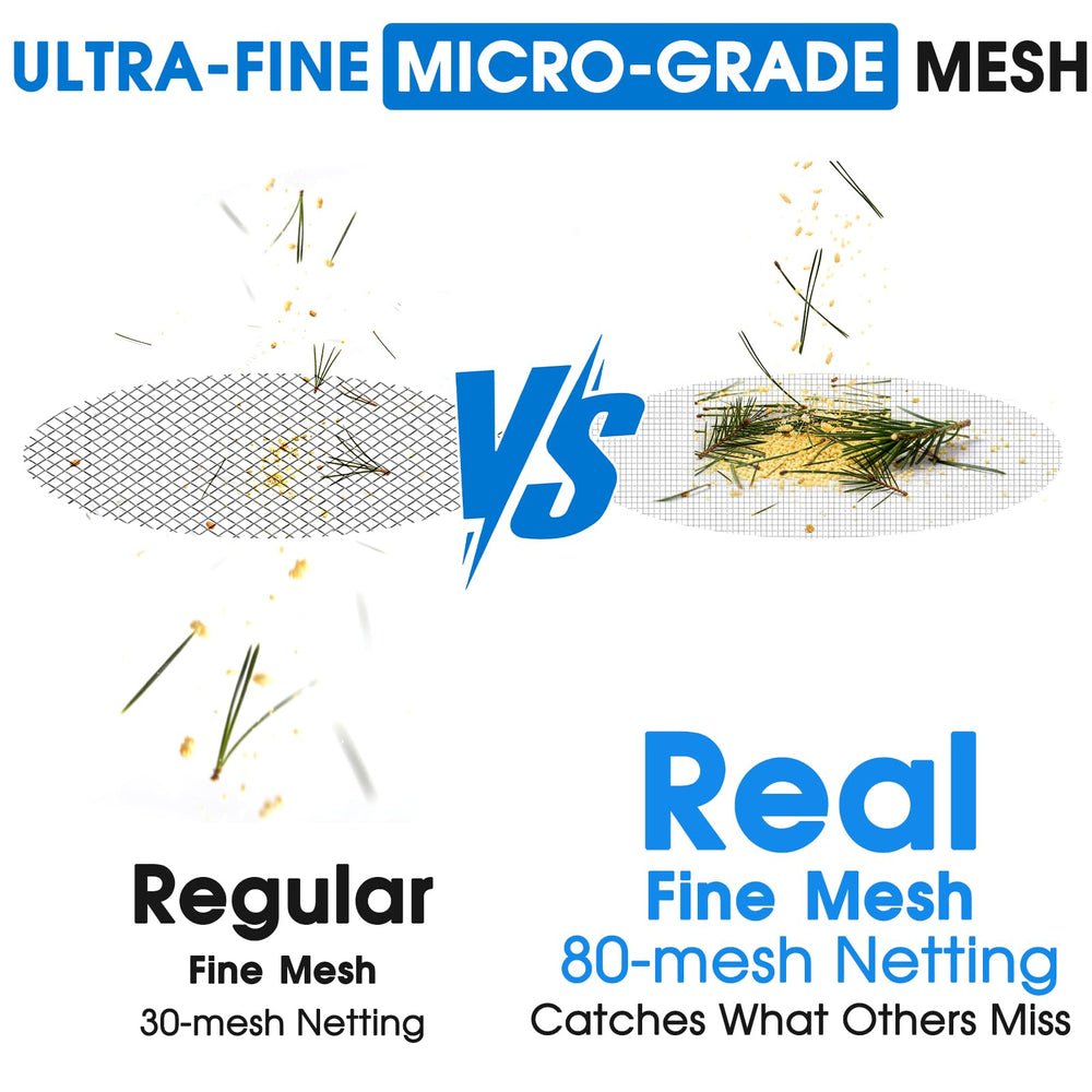 TidyMister close-up of ultra-fine mesh capturing fine debris effectively