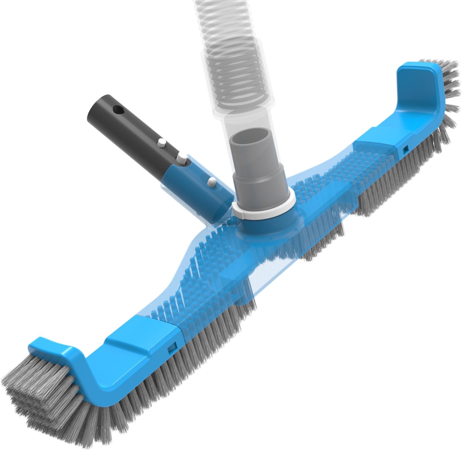 TidyMister front view showing full 20-inch brush head and fitment for quick cleaning