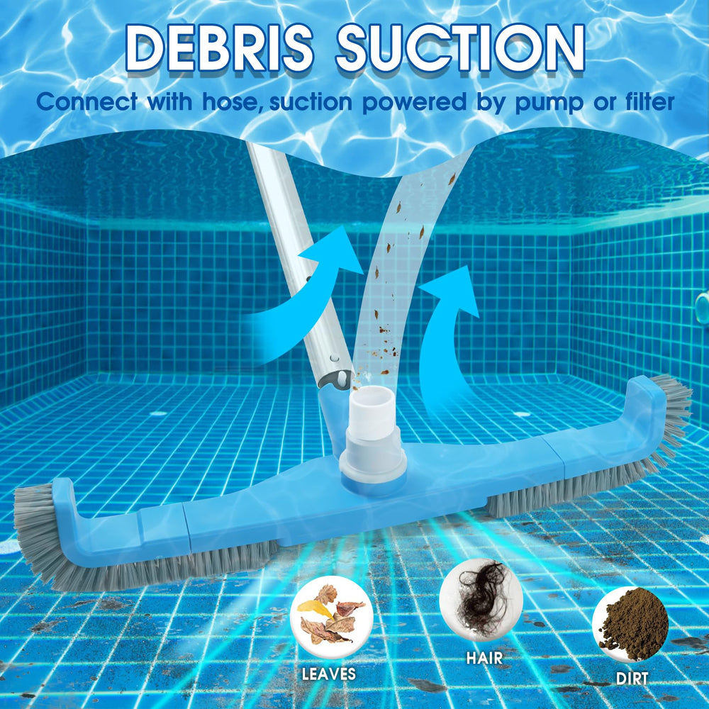 TidyMister swivel hose connection detail for tangle-free suction and mobility
