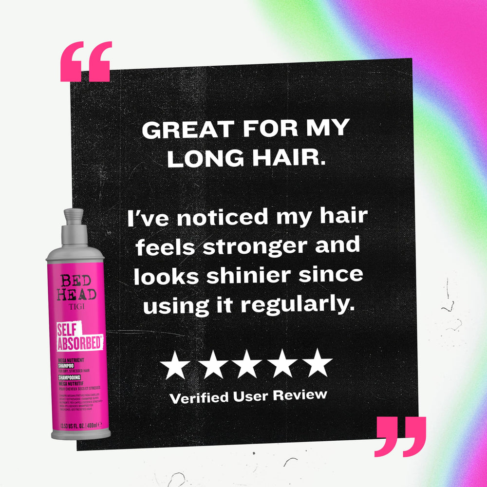 TIGI Bed Head set en ambiente de ducha estilizado para rutina de salón