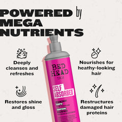 TIGI Bed Head etiqueta con ingredientes clave mostrando glicerina y trehalosa