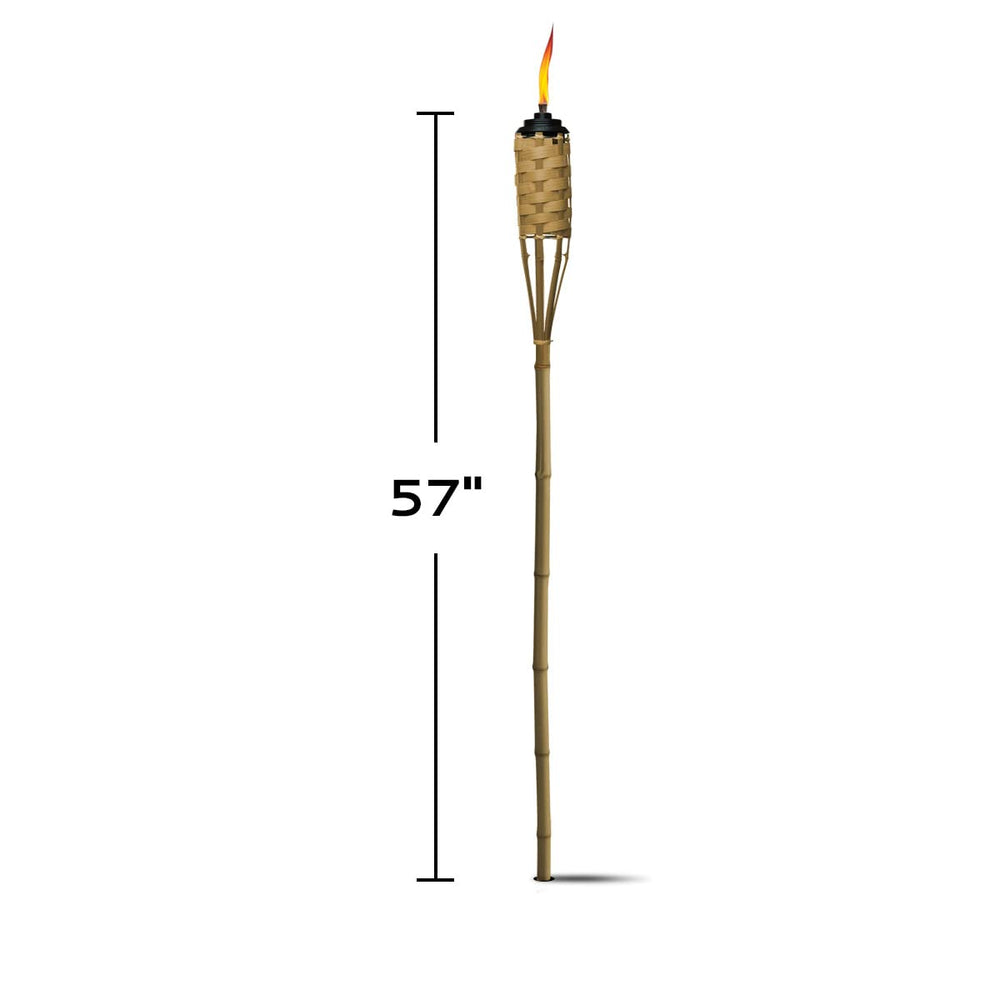TIKI antorcha junto a una silla para comparar escala y planificar instalación
