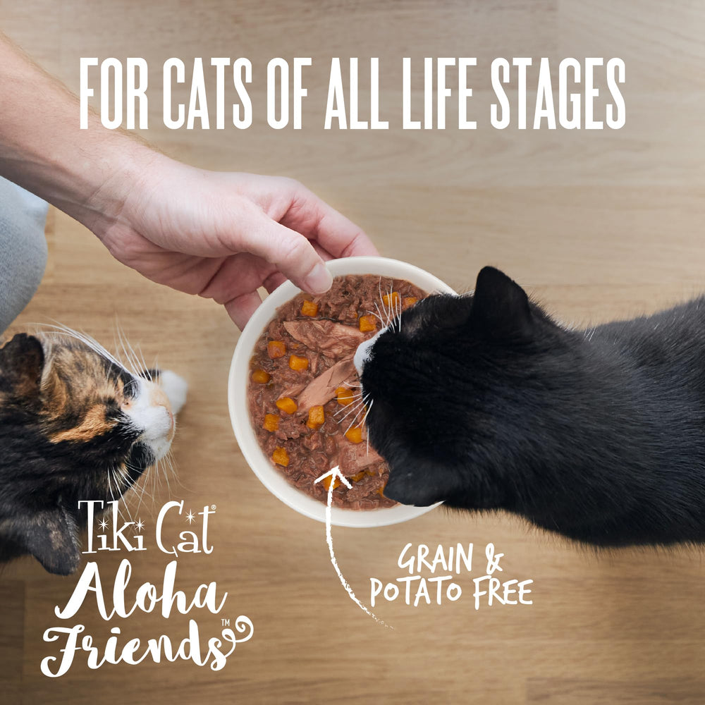TIKI PETS producto en cocina, lista para servir fácilmente
