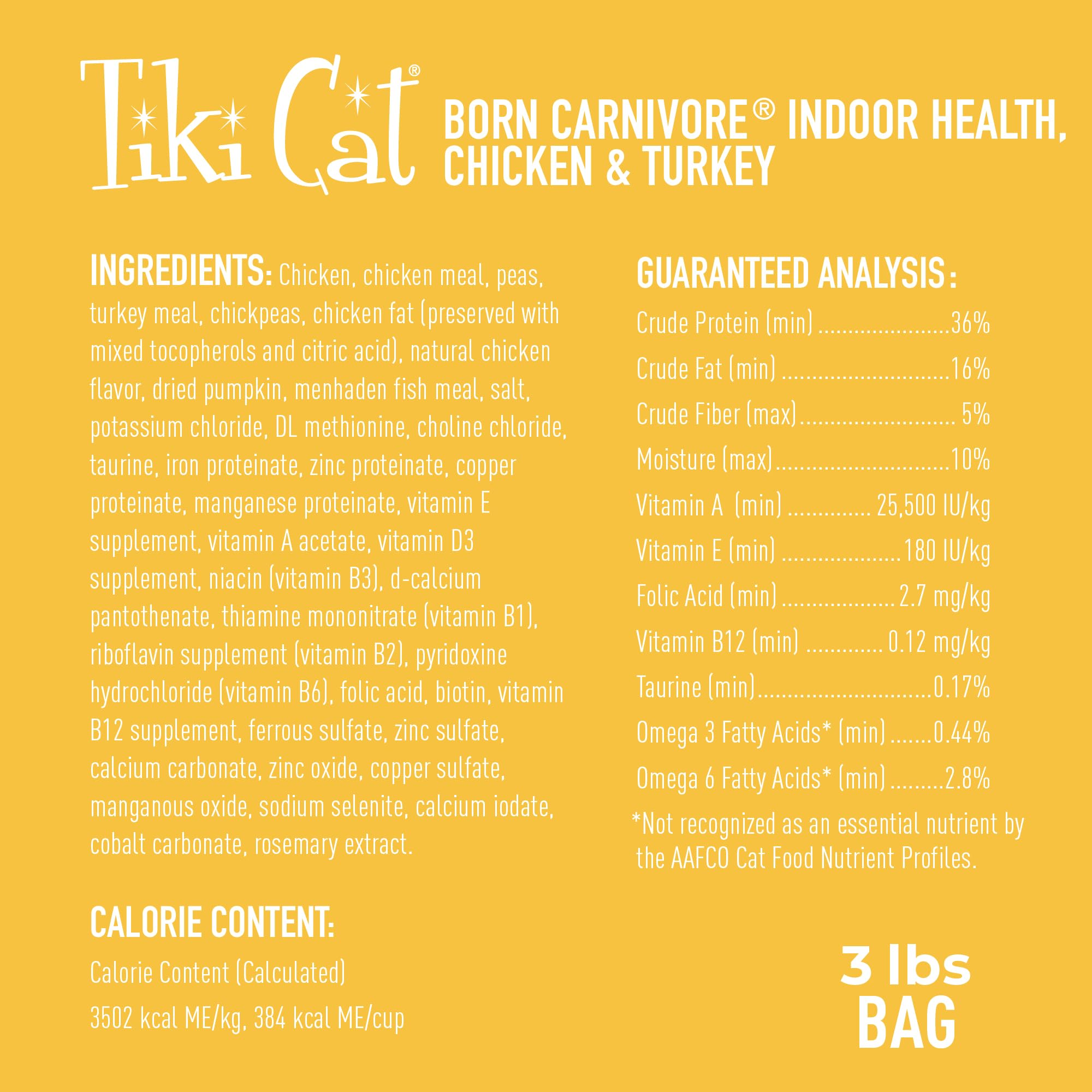 TIKI PETS primer plano de croquetas, textura visible y calidad proteica