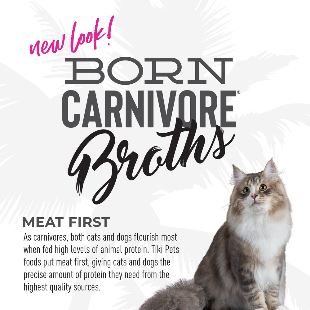 TIKI PETS etiqueta con lista de ingredientes claros y sencillos