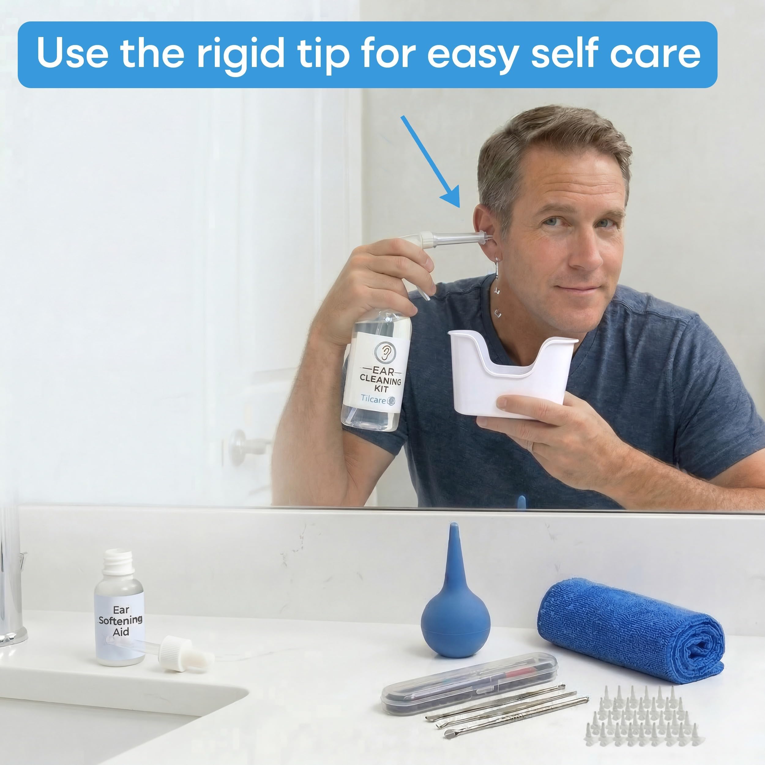 Tilcare cuenco y toalla de microfibra para recoger y secar