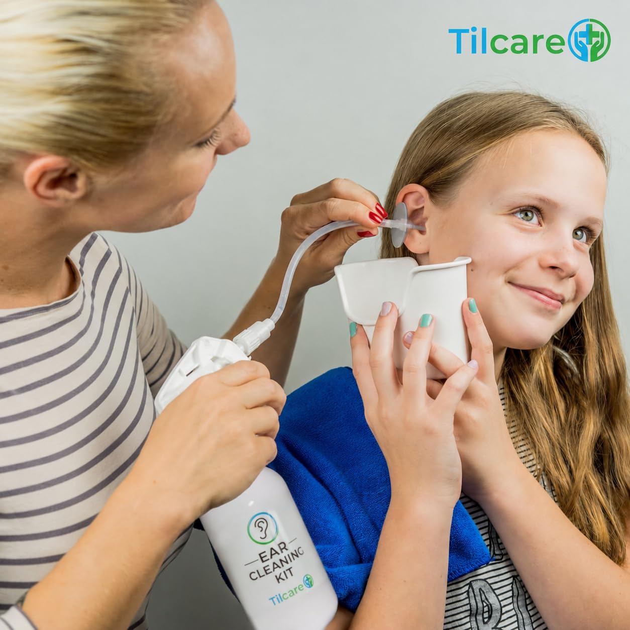 Tilcare jeringa con puntas desechables para higiene segura