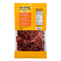 Tillamook Country Smoker close-up textura del jerky destacando calidad y masticabilidad
