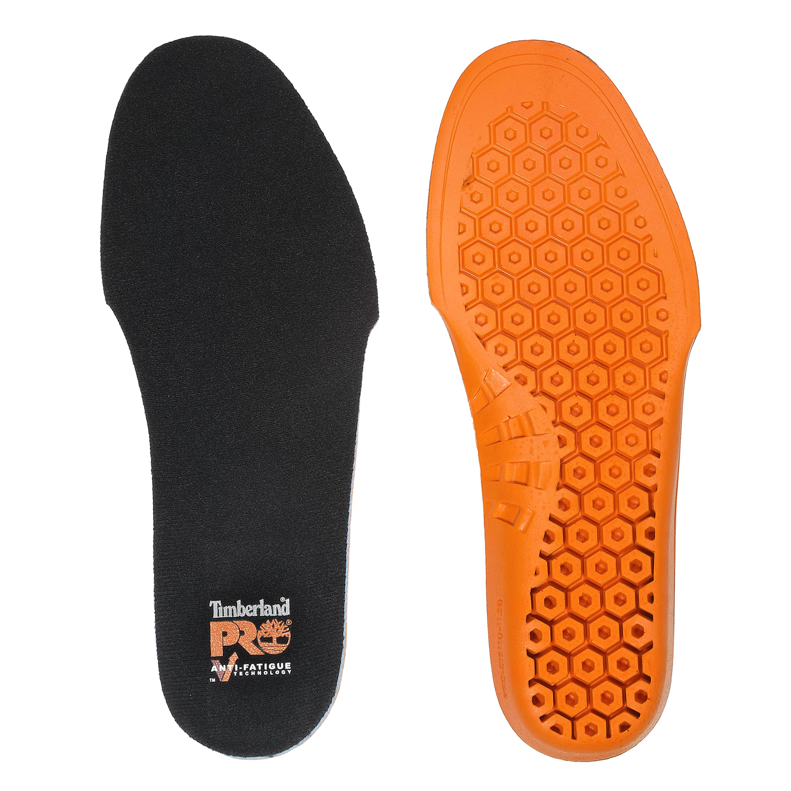 Timberland PRO plantilla frontal naranja mostrando forma y soporte