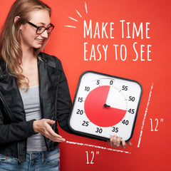 TIME TIMER tarjeta borrable con espacio para tareas y recordatorios