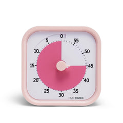 TIME TIMER frontal Peony Pink mostrando cara limpia y beneficio visual