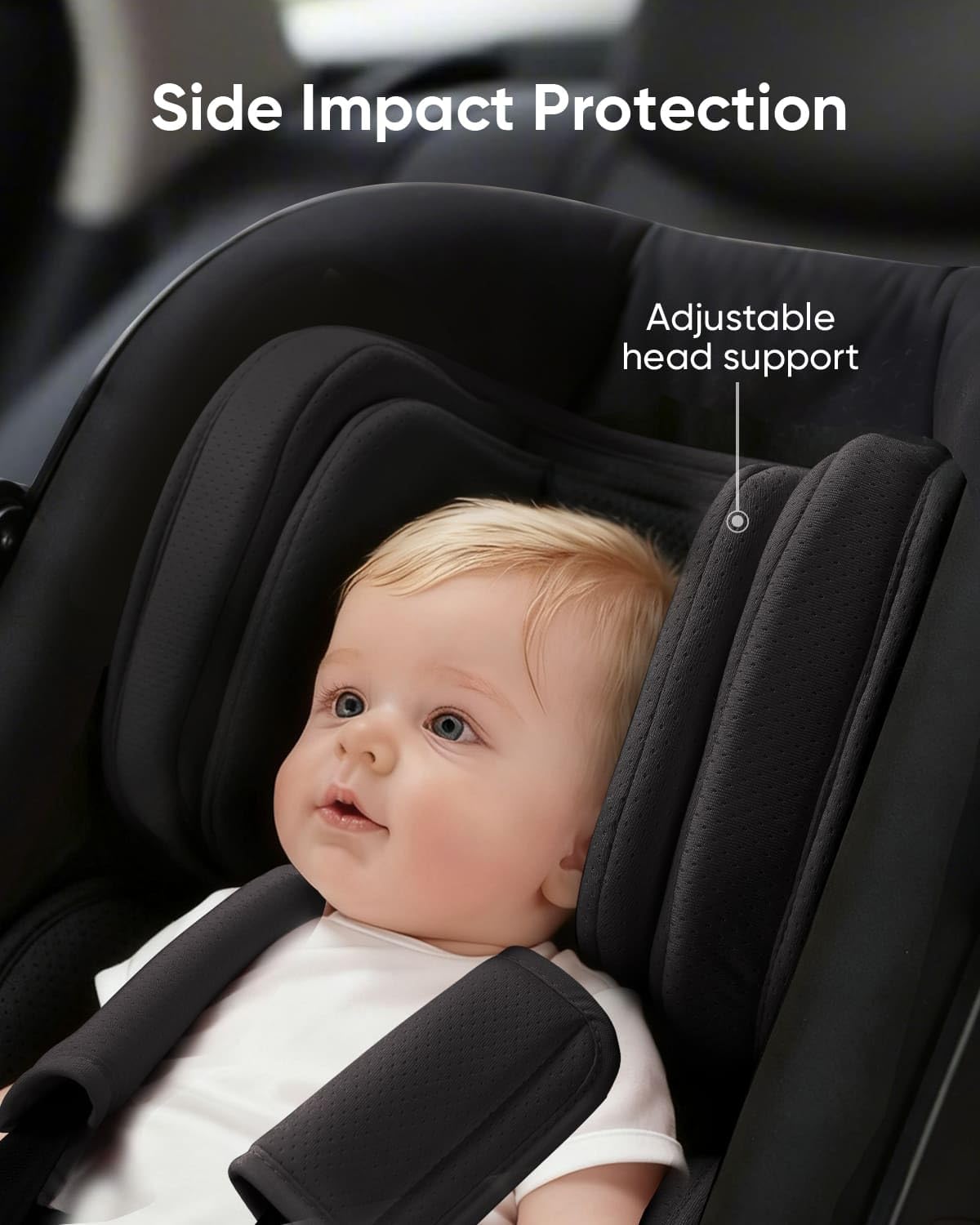 TinlyFinly soporte de cabeza de dos capas adaptable al crecimiento del bebé