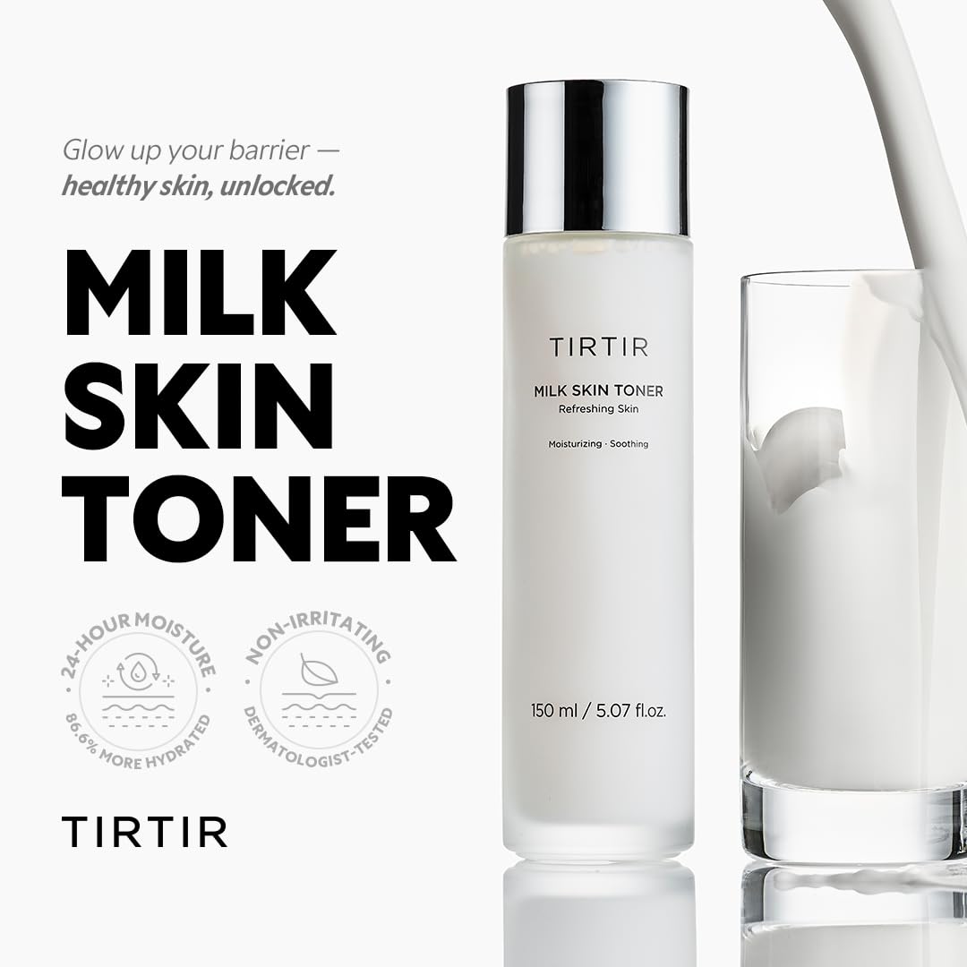 TIRTIR ingredient label close-up highlighting niacinamide and ceramide benefits